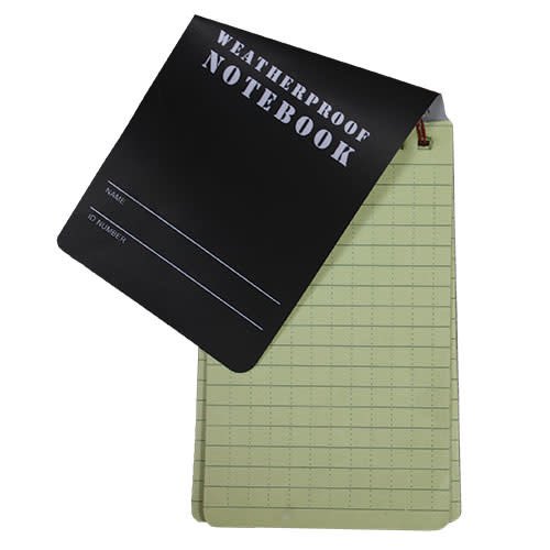 GearUpFL's tweet photo. #GearUpAtGearUp with a #Military Style #WeatherproofNotebook. Various sizes & colors in stock. The durable unique paper is designed to be written on when wet and a tough flexible cover. Enter in our giveaway video to win one for free! #Weatherproof #militarystyle #notebook https://t.co/QgLnVm8Xgt