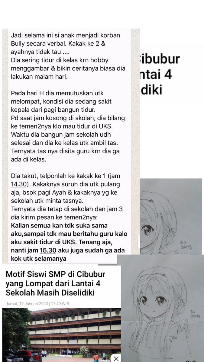 Yazpratama's tweet photo. This is heartbreaking 😔. idk how her dad, family, friend, and everyone which knew her will feel. As a father with a daughter around your age, i really feel sorry. #RIPNADIA #stopbullyingnow https://t.co/UA0gBWQyUN