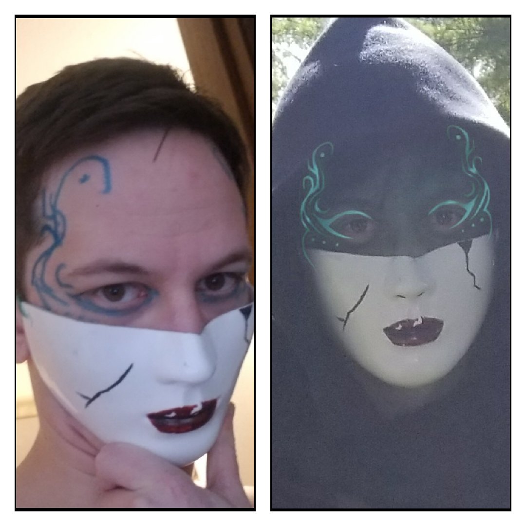NottCharacter's tweet photo. Practice one of notts tattoo, do I look more presentable now? @samriegel @CriticalRole https://t.co/60m4fMyDzZ