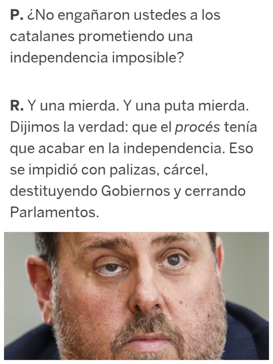 fran_rumbo's tweet photo. El socio separatista del #PSOEtraidor miente más que habla.
Entrevista hoy en #LoPaís
#LaSilenciosaCat
#junquerasimmunity https://t.co/EhivmUfabG