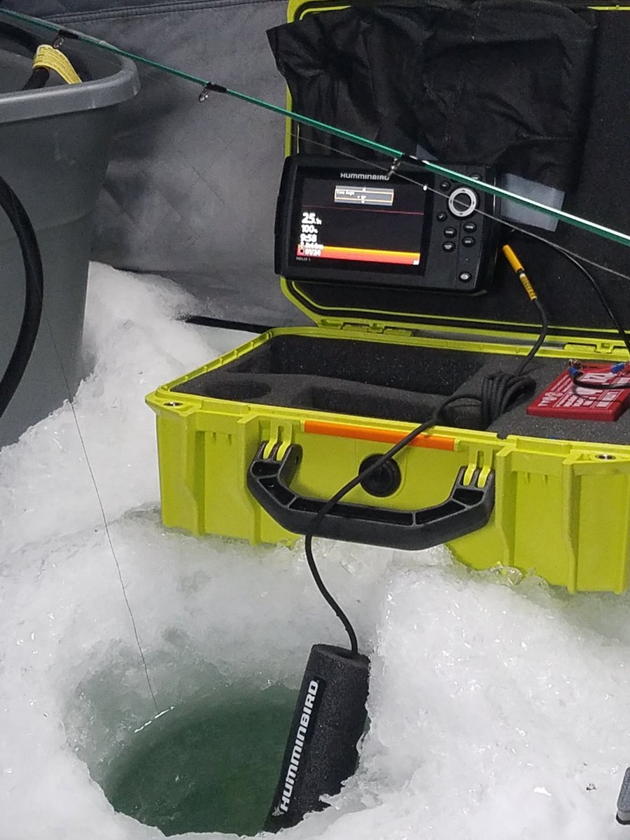 Good day so far on lake superior ice fishing stay tuned for the YouTube video!
