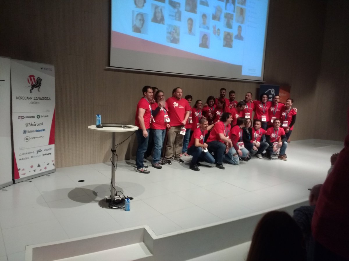 Un equipo de 10!!! Gracias a todos los voluntarios #WCZGZ