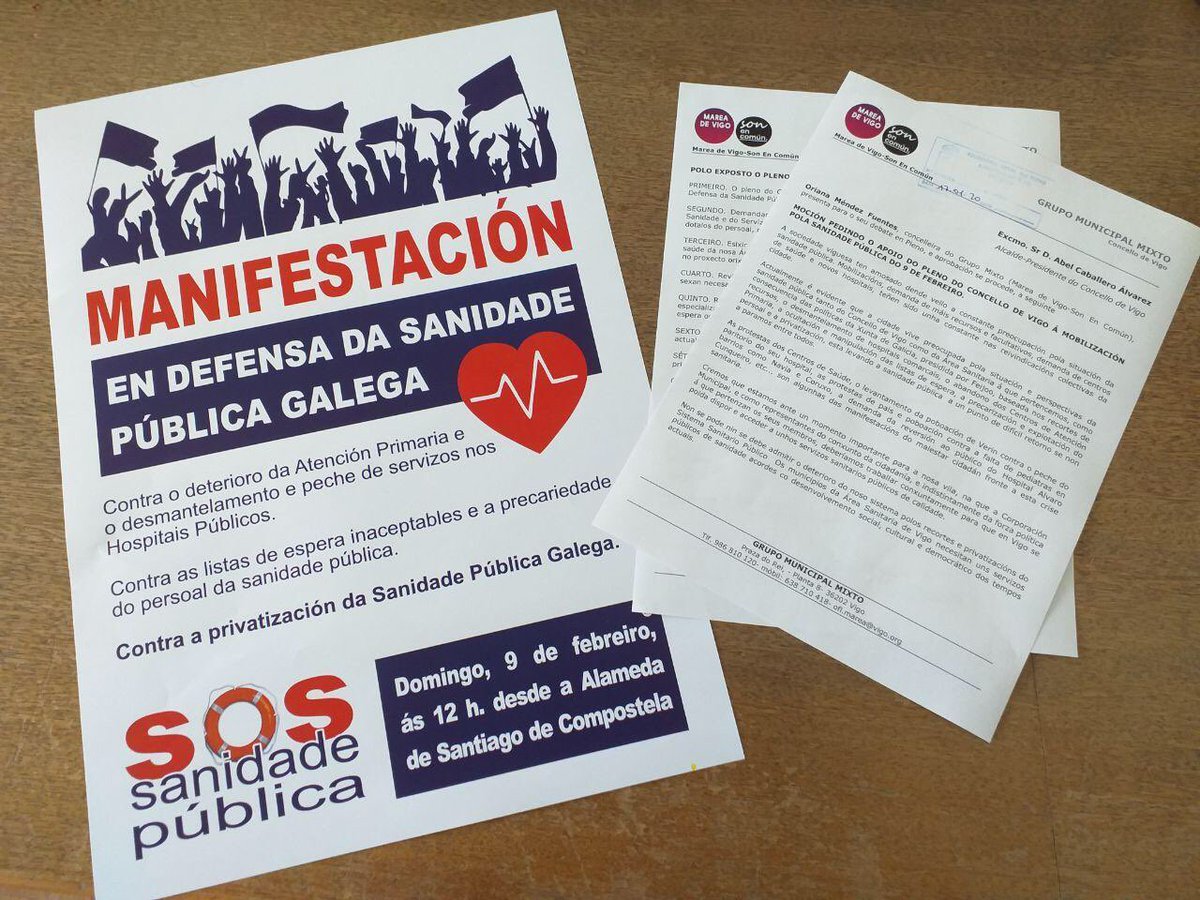 MareaVigo's tweet photo. Precisamos seguir pulando para frear as políticas austericidas da @Xunta, tamén na Área Sanitaria de #Vigo. Que #VerinNonPecha sexa un exemplo a seguir: adiante coa mobilización en defensa da Sanidade Pública o 9 de febreiro en Compostela. https://t.co/eQBNH4yIn0