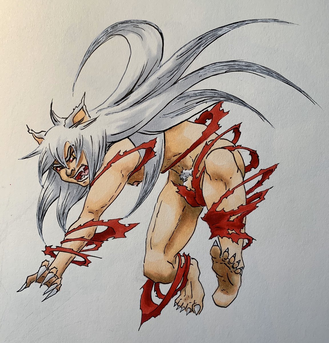 badJOKEart's tweet photo. Inuyasha!! https://t.co/3gPTuhQcfV