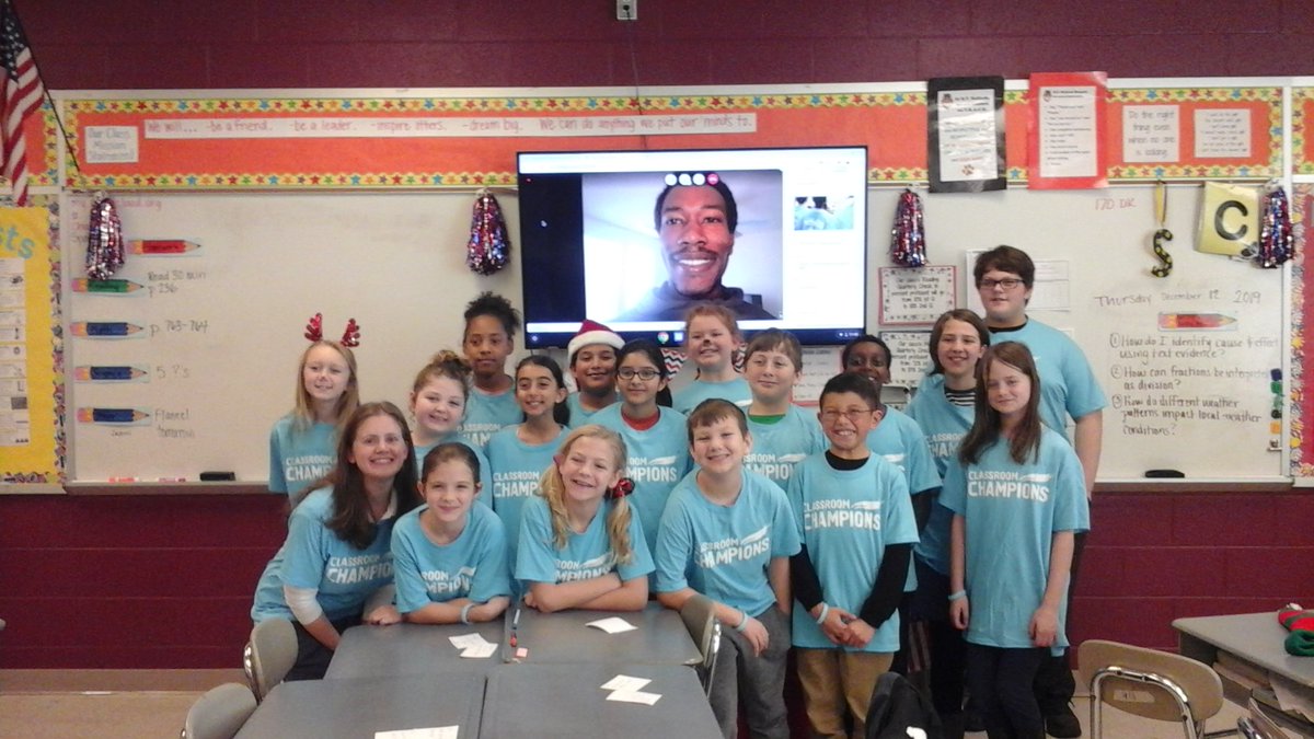 stonesclassroom's tweet photo. Yesterday was International Mentoring Day! We're lucky to call @MarkeithPrice our #ClassroomChampions mentor. He certainly helped us persevere this week with midyear testing. We LOVE being #MKsChamps! #mentoringmonth #MentorIRL https://t.co/CA2wZeNwXS