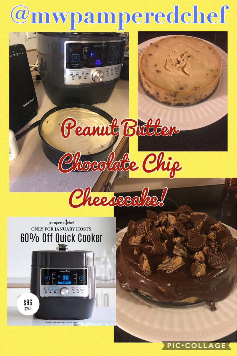 mwpamperedchef's tweet photo. Look at the cheesecake I made in the quick cooker! 
https://t.co/HOittcLIaN
#pamperedchef #shopthecatalog #shopping #quickcooker #saturday #yummy #good #snowday #winter #cheesecake https://t.co/GfnBbeyS9D