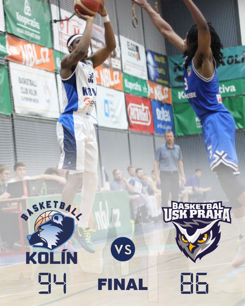 BCGEOSANKolin's tweet photo. After great 4th quater we beat @uskpraha by 8 points. #kooperativanbl #KOLUSK https://t.co/3h0IeKWhEo