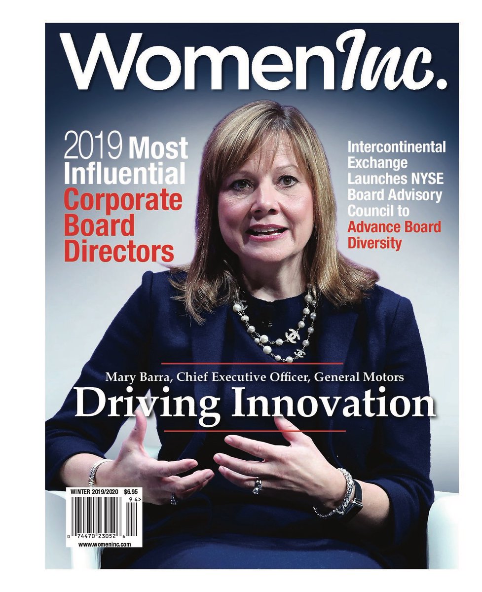 Honored to be listed among 2019’s most Influential Corporate Board Directors by WomenInc.Magazine
bit.ly/2QbOUIu