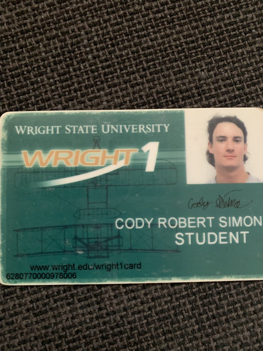 CodySimon27's tweet photo. @TheTimmMan @KylieKoppSimon @BobGrantAD @Nike It states you need your wright1 card. Do you think they will question without the mullet? https://t.co/oUeyAknk4u