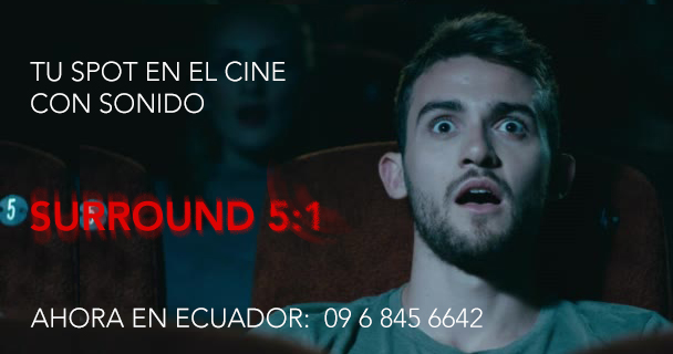 Tu spot convertido en una experiencia inmersiva en la sala de cine.