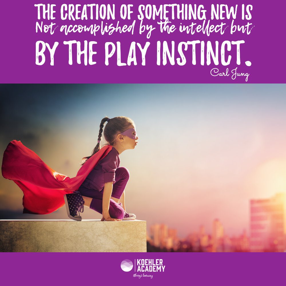 drjessica17's tweet photo. No matter your age, don’t forget to play🌟 Happy Saturday✨ #PsychQuotes #CarlJung #Creativity https://t.co/1ibAWYcx0A