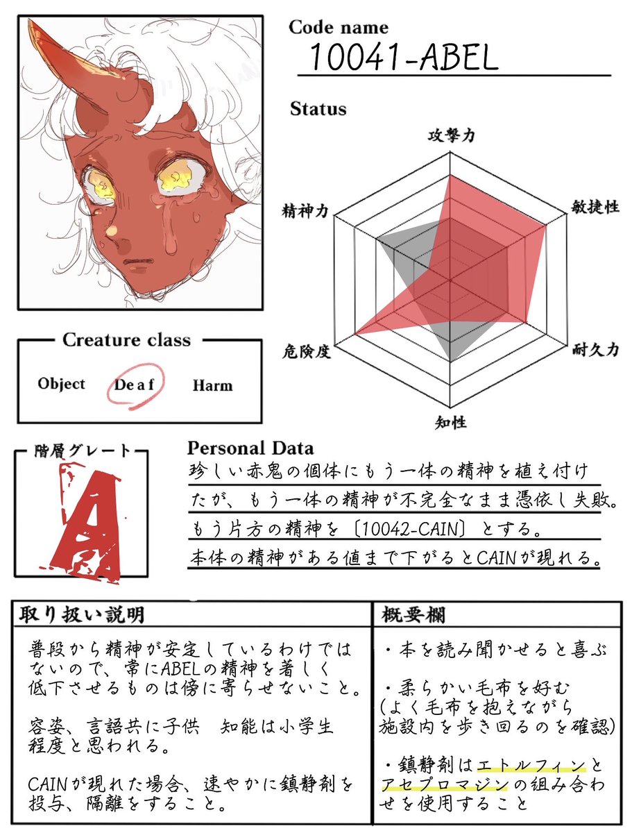 #IOC機関プロジェクトた
カインとアベルです?
2人は切っても切り離せない呪いみたいなものがあるんですかね?

是非ともよろしくお願いします! 