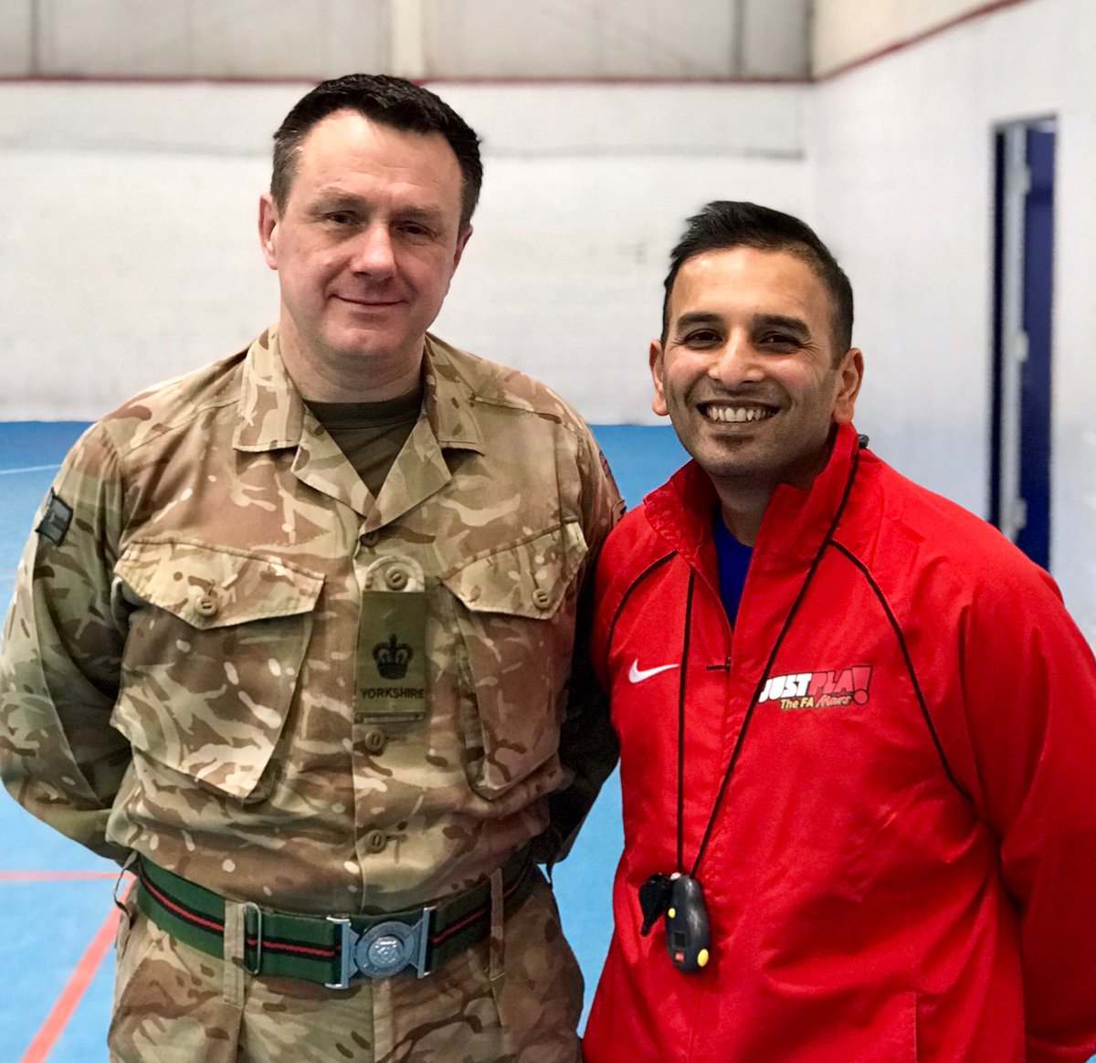 MarkHillMBE's tweet photo. It was great to visit @beap_c this afternoon 😊 

@YorkshireACF @ArmyCadetsUK @The_Black_Rats @Ryan6299 

#STEM Team-building and #Sport 

#inspiring Youth 👍 Releasing their Potential ✅

ACF Going Further >>> https://t.co/2XatVFsYUu