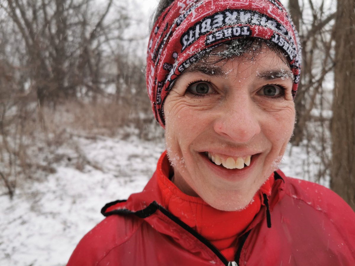 dieselRuns's tweet photo. The sidewalks were clear when we started but the snow piled up quickly and ice clung to our faces. Great to have a run with this wonderful lady and big props for getting me out for my first run in two weeks! Feels good to lace up again. #stormageddon2020 #Snowmageddon2020 https://t.co/5tSrGoSwDb