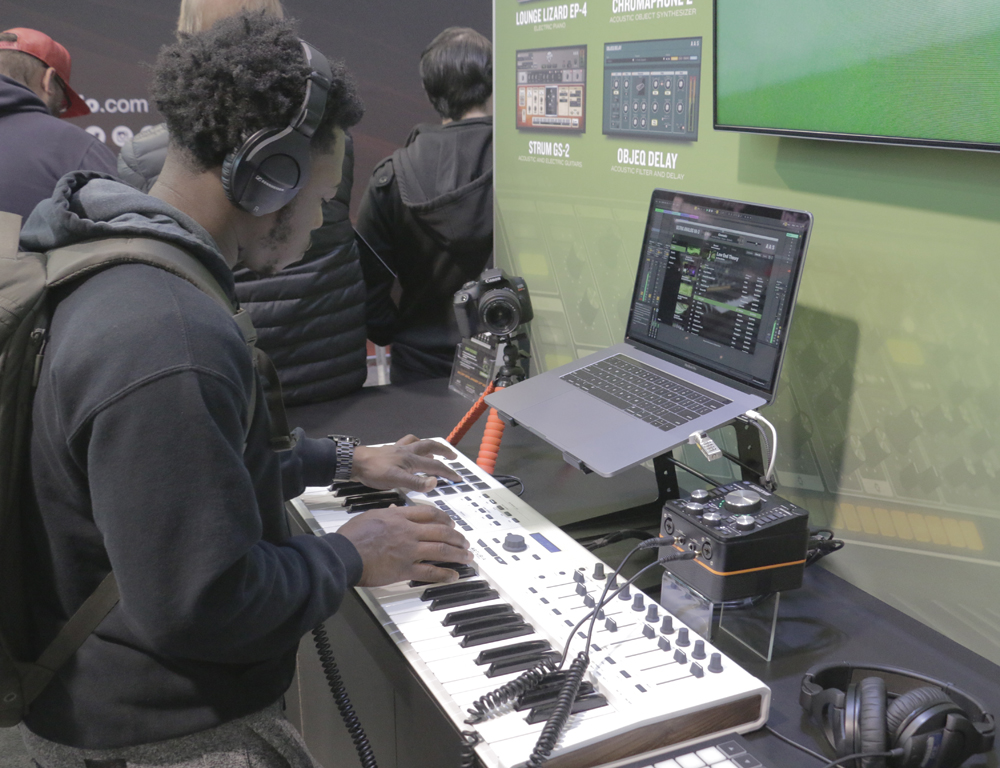 ilio_official's tweet photo. We're having a blast at the #NAMMShow! Stop by and see us in Hall A, booth #11910.
.
.
.
#ilio #synthogy #overloud #spectrasonics #deltasoundlabs #pluginguru #vsl #aas #drumcore4 #gigperformer https://t.co/tHuRHGyHjg