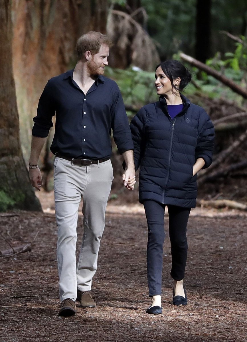 WindrushBaby's tweet photo. Harry and Meghan will no longer use their HRH titles and will not receive public funds for royal duties, palace says. #MeghanAndHarry #RoyalFamily 
https://t.co/Xg3kbfEVo2 https://t.co/gxzxJNco4O