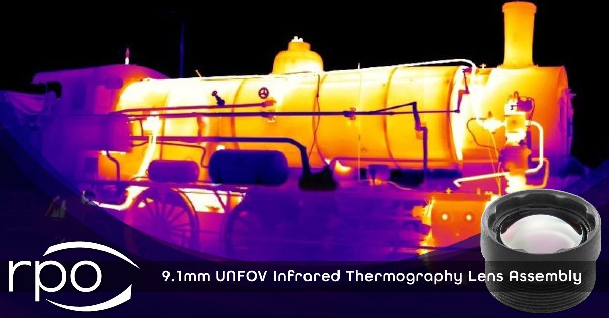 Introducing RPO’s 9.1mm UNFOV Infrared Thermography Lens Assembly. Design your next project around this precision lightweight IR assembly to save time, or work with our experts to customize. Meet with us at #PhotonicsWest2020 to see samples: hubs.ly/H0mDW-B0