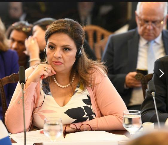 TLTGGT12's tweet photo. "Sandra Jovel" pasará a la historia como la funcionaria que aisló a Guatemala, destruyendo el servicio diplomático guatemalteco, dejando fuera a profesionales de carrera y poniendo a familiares, amigos, aliados de diputados, políticos y funcionarios, la mayoría sin experiencia https://t.co/2jAiElshso