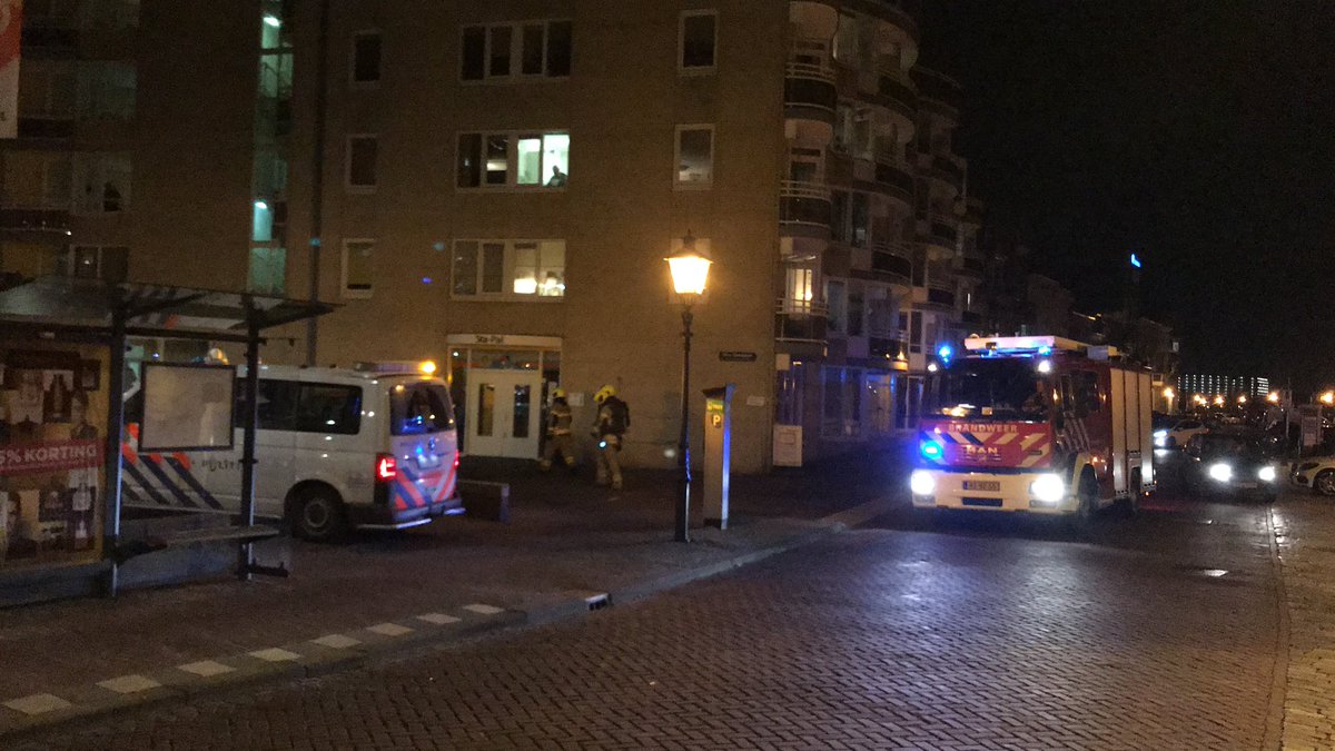VIDEO: Melding Gebouwbrand Otto Dickeplein in Dordrecht..