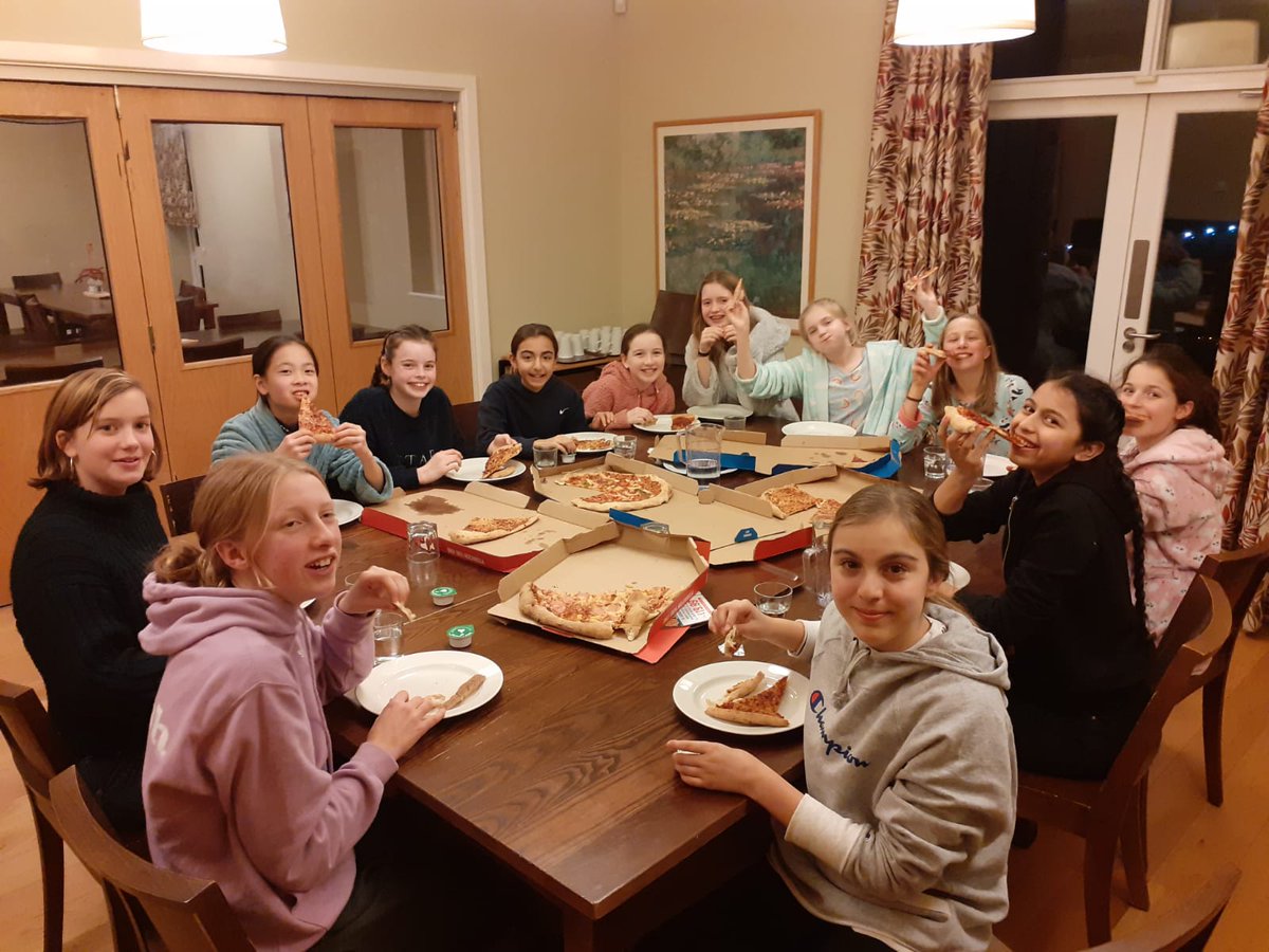 A tasty treat for last term's tidy dorm winners 😋 🍕 Well deserved girls! #iloveboarding