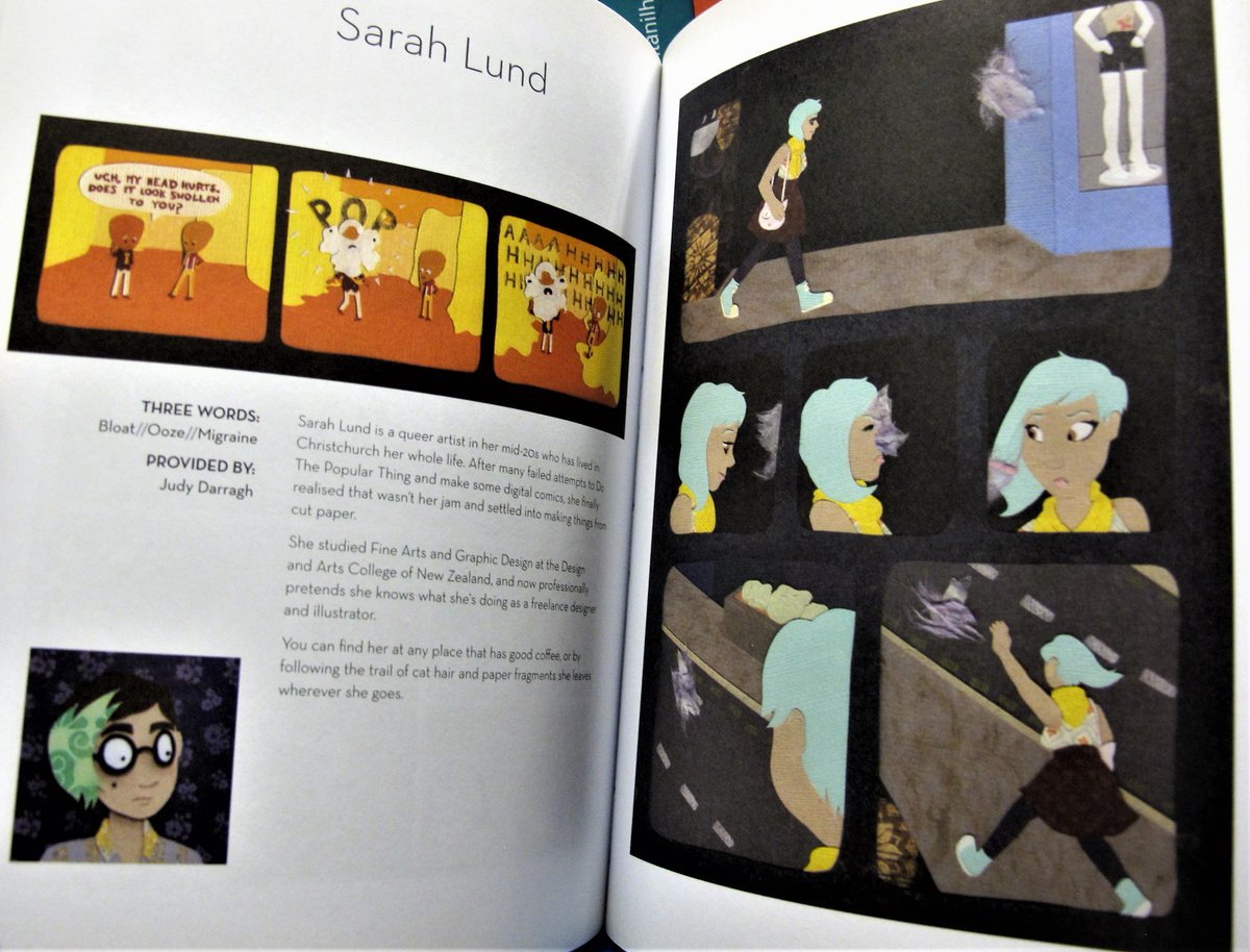 quaibranly's tweet photo. 📕 Ce soir, "@threeword3 : an anthology of Aotearoa / NZ women's comics", anthologie compilant des autrices de #BD néo-zélandaises, éditée par @RaeJFenton @SarahELaing ... Funded @CreativeNZ chez @beatnik_books en 2016
👉 https://t.co/4pJwTjChWB #BD2020MQB #BD2020 #ComicBook https://t.co/IwqCsUPoJw