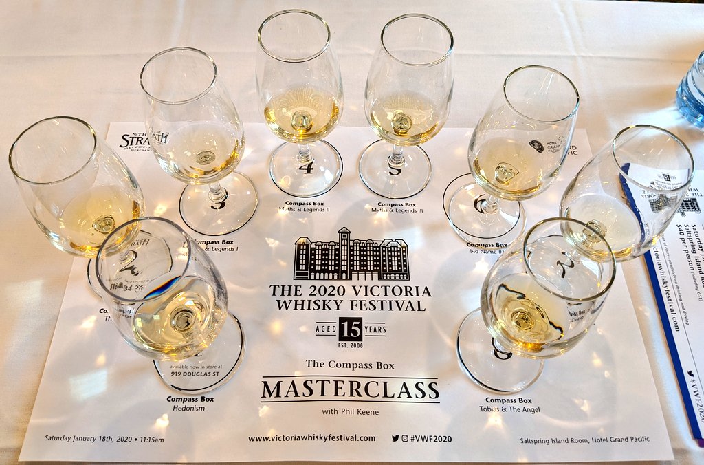 HAIR OF THE COMPASS BOX // Great way to start the day, <a href="/CompassBox/">Compass Box</a> with Phil Keene! What a range for a VWF2020 Saturday AM Master Class!!!

#yyj #whiskyfestival #vwf2020