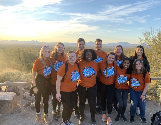 Mizzou on Twitter "A few of the 32 groups of Mizzou students spending