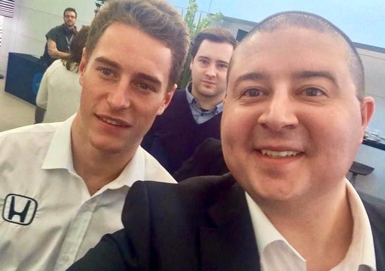 SimonGBrooks's tweet photo. #OnThisDay 2017 being invited to @McLarenF1 for a fan day to meet @svandoorne and @ZBrownCEO. @PrimeVideo were also there filming for #GrandPrixDriver. An unforgettable day, thankyou team! #TeamLikeNoOther #FansLikeNoOther https://t.co/2g1o3WMl9m