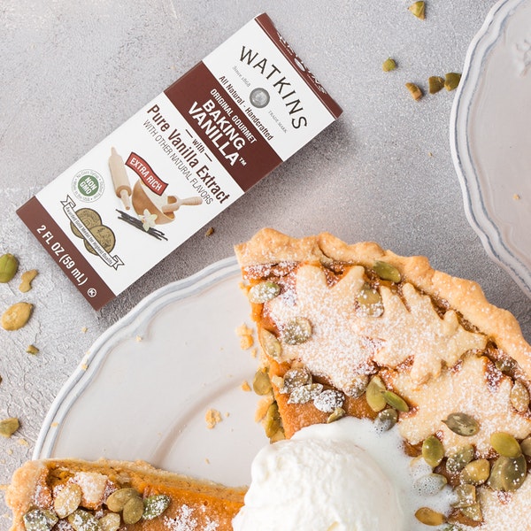 Watkins1868's tweet photo. All pie recipes should include the deliciousness and premium flavor of our All Natural Original Gourmet Baking Vanilla! What do you love making with it? Let us know in the comments! #watkins #watkins1868 #bakingvanilla https://t.co/d4uz5iRsQ0