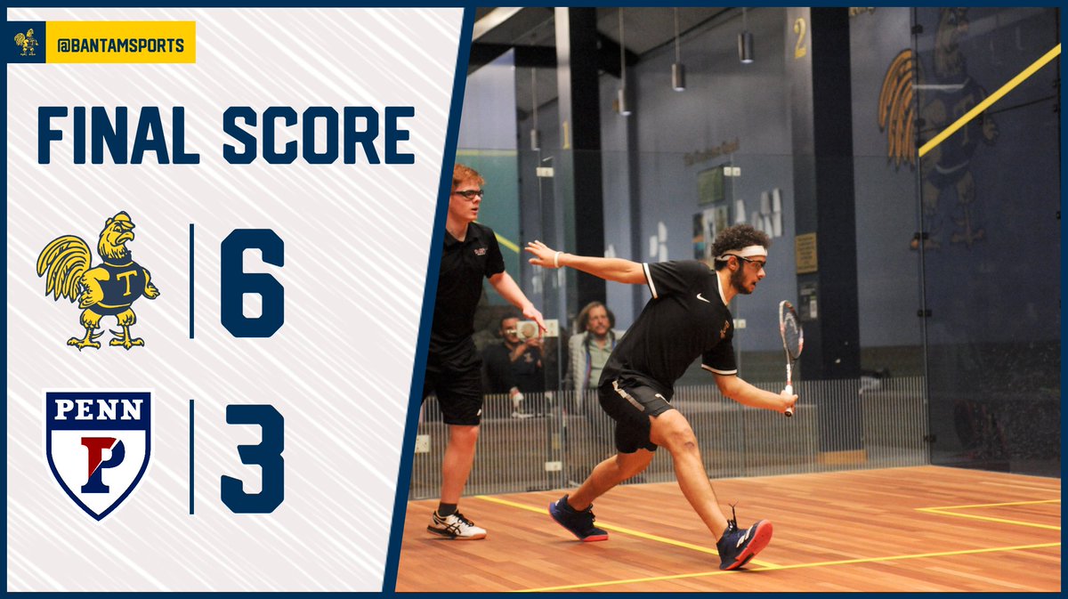 FINAL | Men's squash squeaks past #3 Penn 6-3 #RollBants