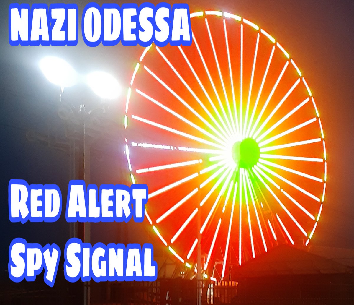 Jon_Mick_Artist's tweet photo. @News12NJ - #TheShore #News
@FBINewark
#CovertSpyWar
#ReverseUNInvasion
#BeachResorts
#BikerBars
#PoolHalls
Strange Patterns of
Colored Lights
Seen in #FerrisWheel
on #Boardwalk
Reported by
#Irish #Americans
In ALLEGED
#NAZI #ODESSA
#SpyBase #Town
of #SeasideHeightsNJ https://t.co/oVjtdP5yKh