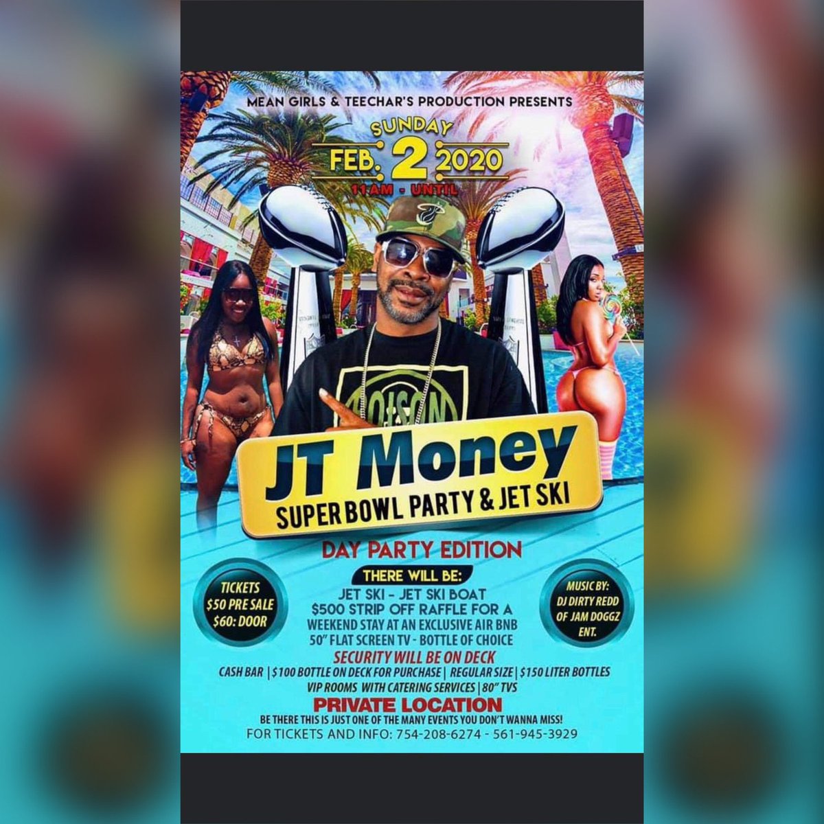 CeoFirstladii's tweet photo. ITS UP THERE‼️ TICKETS ARE NOW AVAILABLE‼️ SECTIONS ARE NOW AVAILABLE 500$ #StripOff #Raffles #GiveAways #JetSkis #JetSkiBoats #PrivateLocaton #SuperBowlDayParty 🏈🏈🏈 https://t.co/MceOhp9bud
