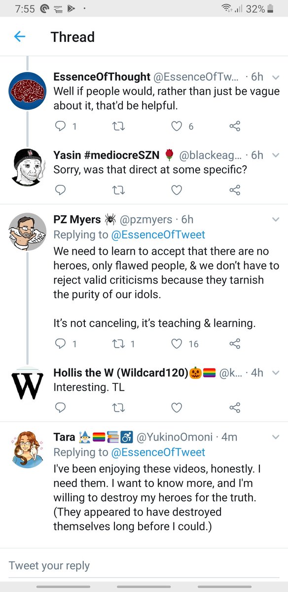 noelplum's tweet photo. A moment of rare lucidity by PZ Myers. One time hero to many. Nowadays atheist and theist alike regard him as a giant bellend. The signs were there earlier on. As he says, why the hell did people set so much store by what he said?
I agree, it made no sense.
#teamPZ https://t.co/p5sKFTsLyh