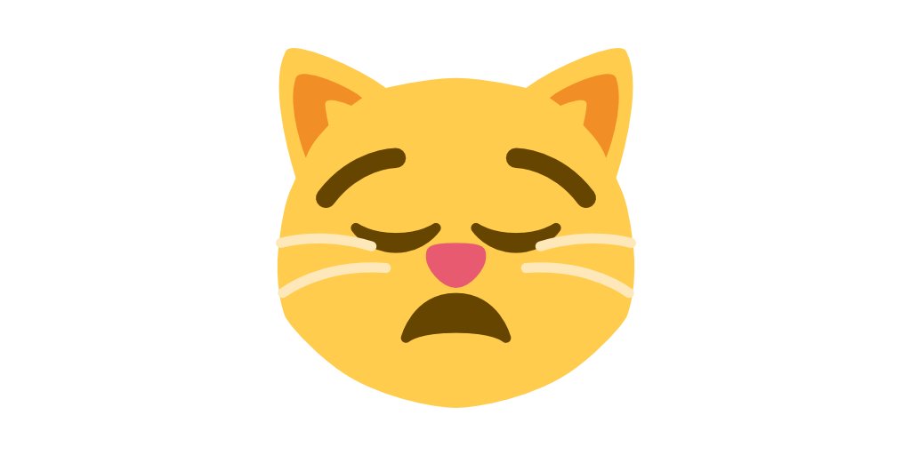 Emoji Mashup Bot 🫡 on X: 😫 tired + 😾 angry-cat =   / X