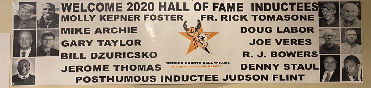 Mercer County HoF tweet media