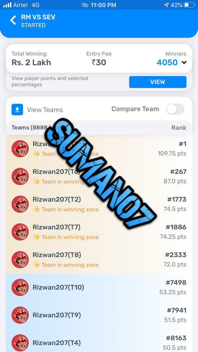 Suman9522's tweet photo. Mega GL in all Apps ....
Open Team in Channel ....
Why wait go and join fast and crcak GL in football Totally Free Free 🔥🔥
https://t.co/YjUMFPCE8q
#Dream11
#Dream11Team #myteam11 #MPL #myfab11 #FantasyFootball #oyepick #football #RMLiga #RMvsSEV https://t.co/W4O3KQPkth
