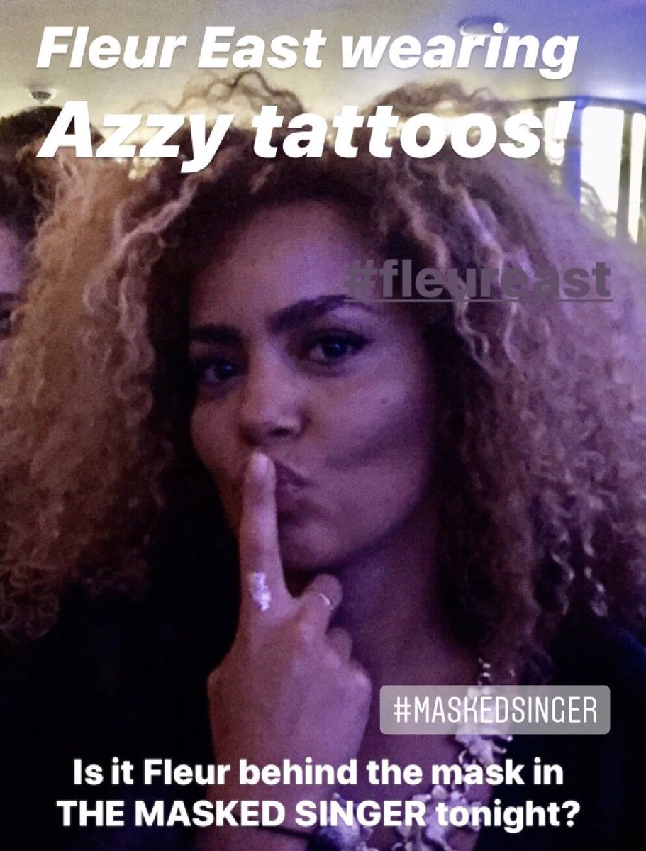 azzylondon's tweet photo. Is Fleur behind the mask?! #MaskedSinger #maskedsingeruk #TheMaskedSingeruk https://t.co/e1vrQgSJMf