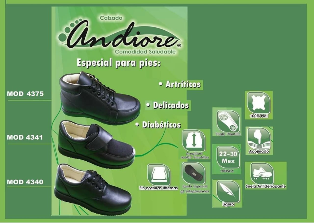 Zapatos especiales online para pie charcot