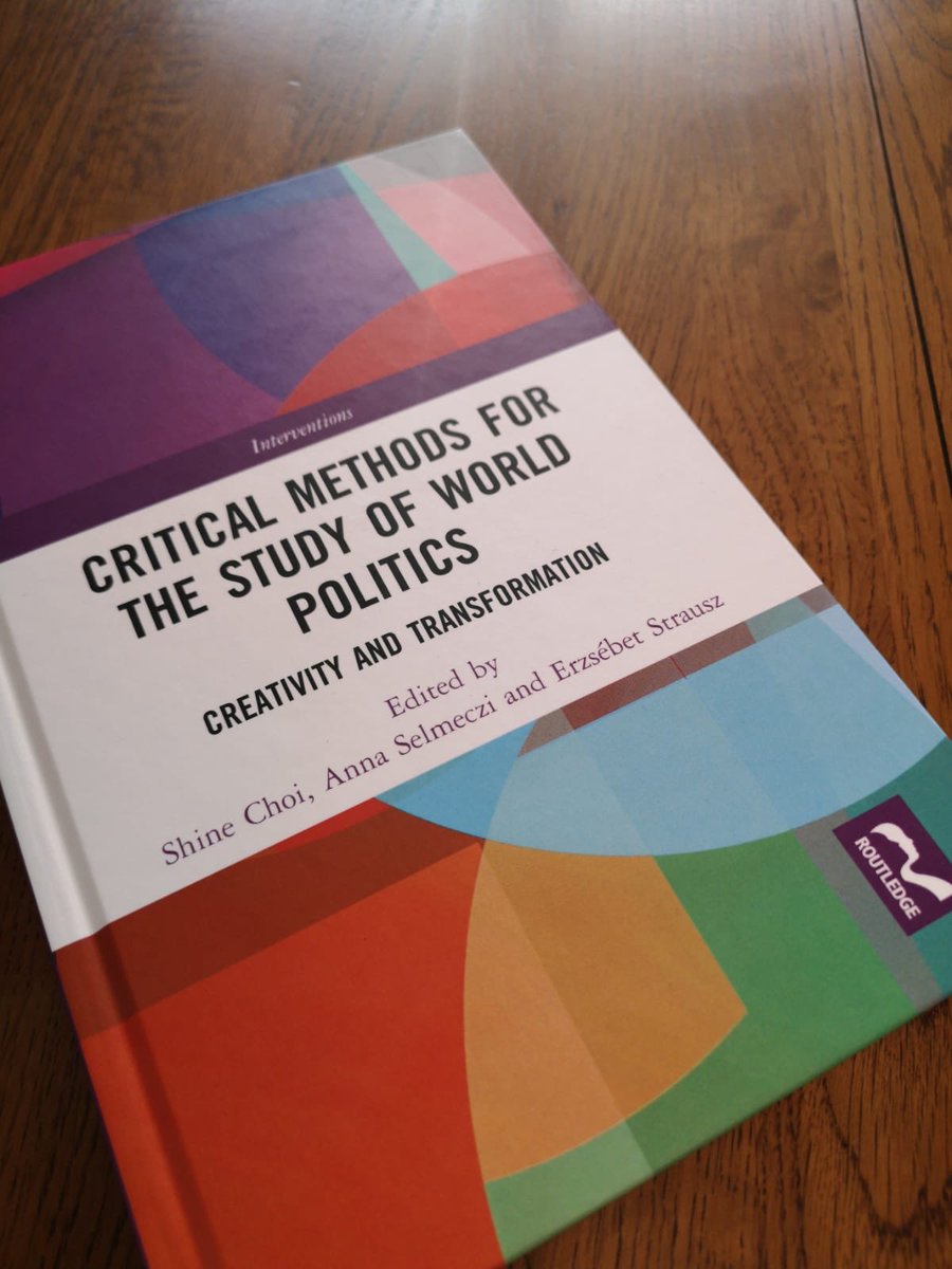 MackenzieArtist's tweet photo. I’m very excited to announce the publication of Critical Methods for the Study of World Politics, and our experimental and creative chapter, “How do you make yourself a chapter without organisation?” @conorhean @vitaminchoi2013 #transformation #Creative #teaching #learning #play https://t.co/Uz9MXJ5H1S