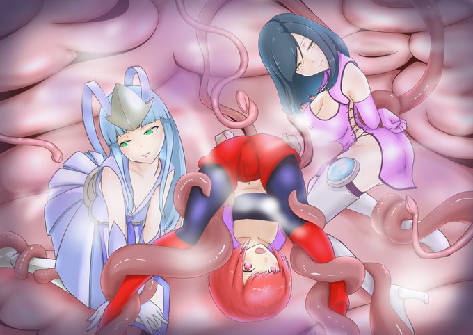 [R-18] 触手拘束→アナル責め→エナドレ→変身解除 #オリジナル #変身ヒロイン #エナジードレイン #ヒロピン #エネルギー吸収 #触手 #変身解除 #凌辱 #アナル  