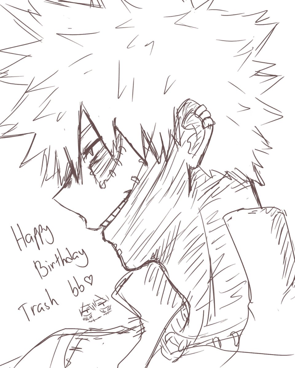 Even though I don't draw you as much anymore I still love you my little trash baby. ??
Happy Birthday!