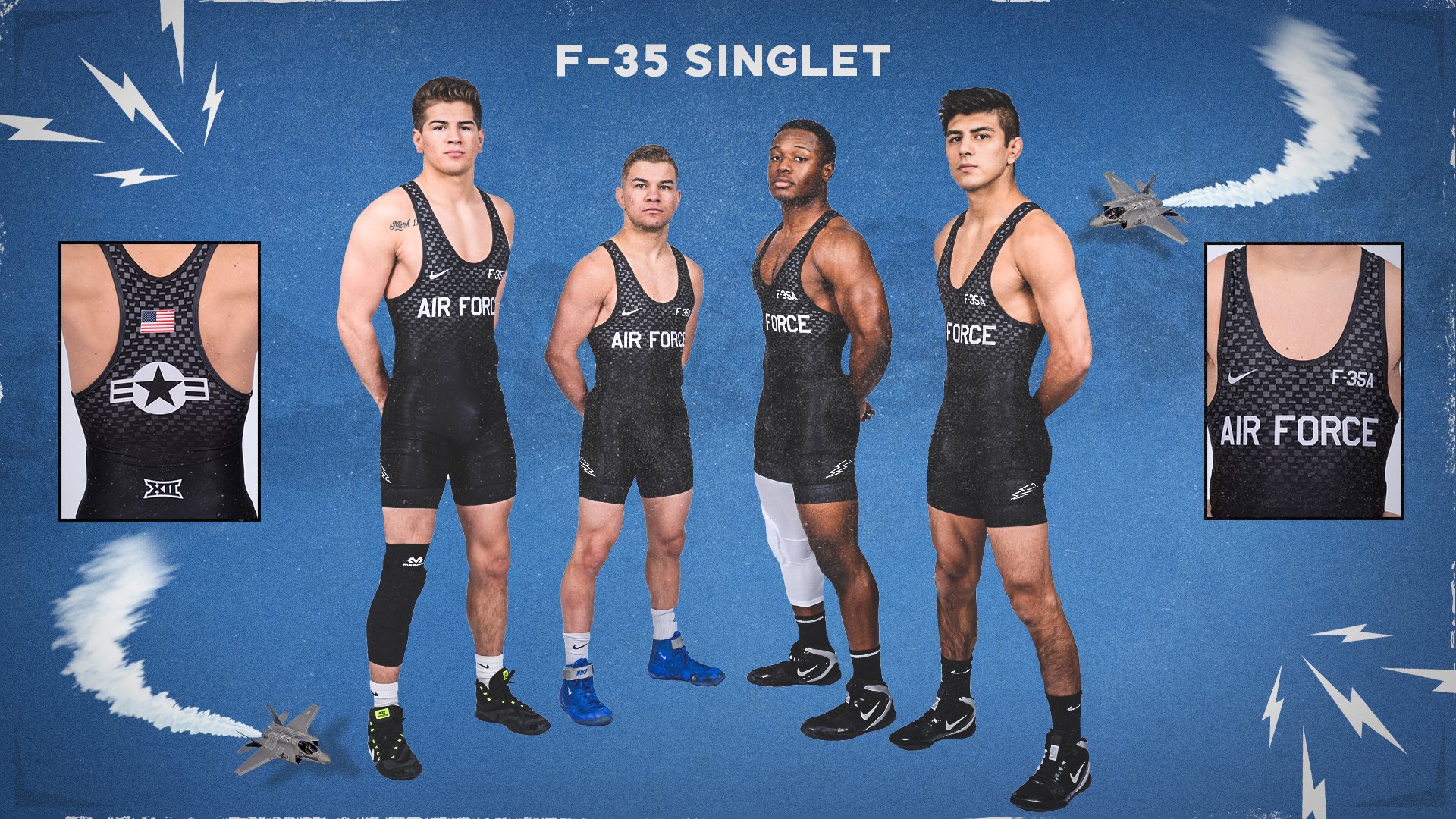 Air force sales wrestling singlet