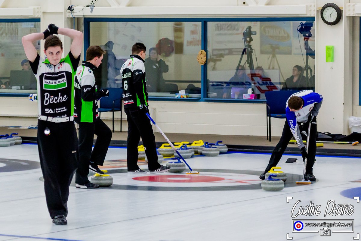 teampurcell20's tweet photo. Mood after game #1 😤 Tough loss to team Manitoba this afternoon. Next up for us is opening ceremonies at 6:30 and then we will try to regroup for our game tomorrow morning at 9 against @teamjhorgan! Our game will be live-streamed on Curling Canada’s YouTube! #teamns https://t.co/MFH1DqvNqR