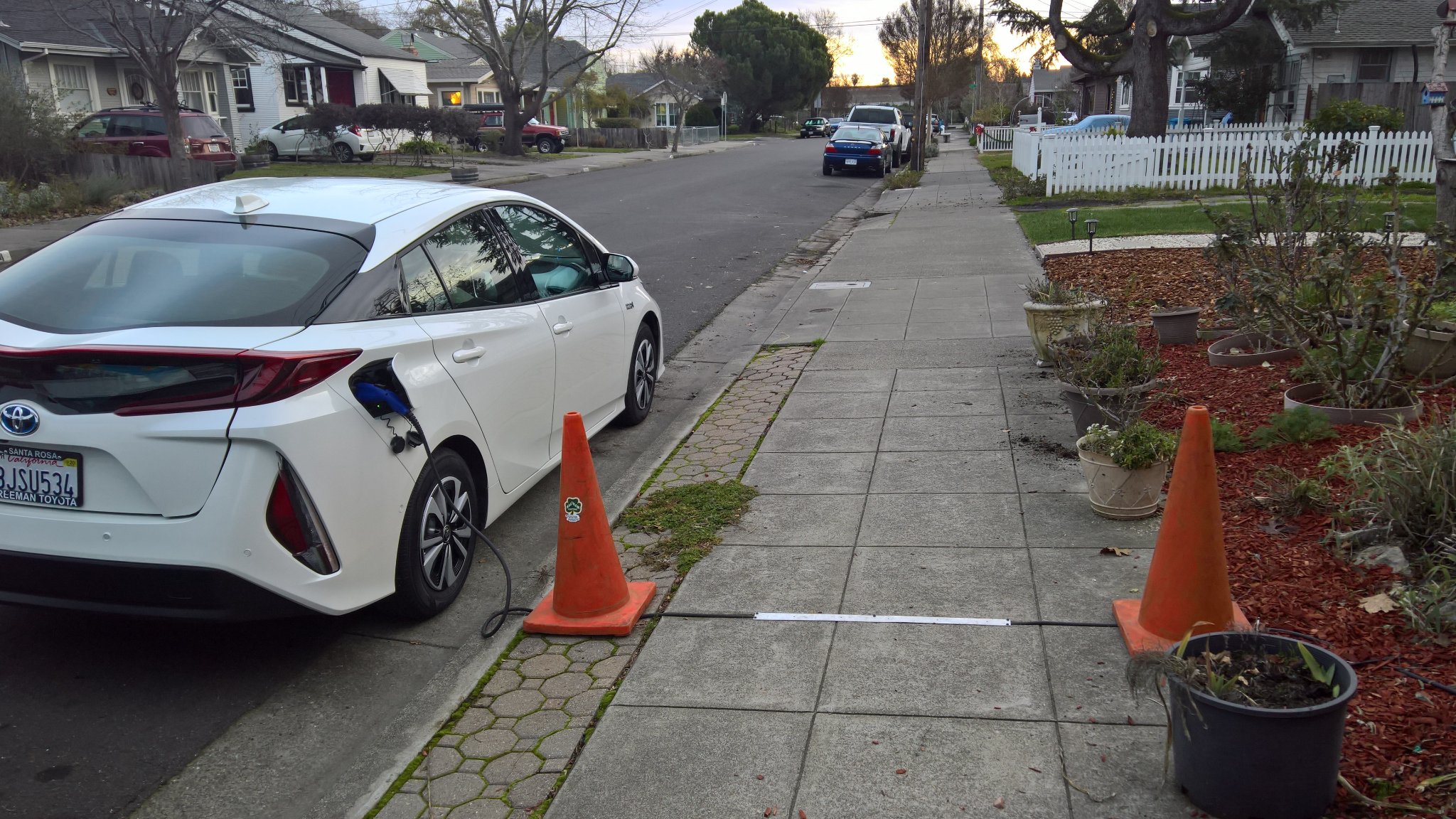 Electric car no driveway deals