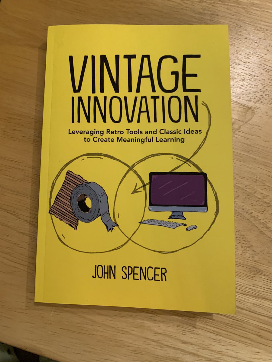 Super excited to have the Amazon van drop this baby off today! One of my authors I know I’ll love, sight unseen! Plus, the accompanying course! @spencerideas #innovation #vintageinnovation #inquiry