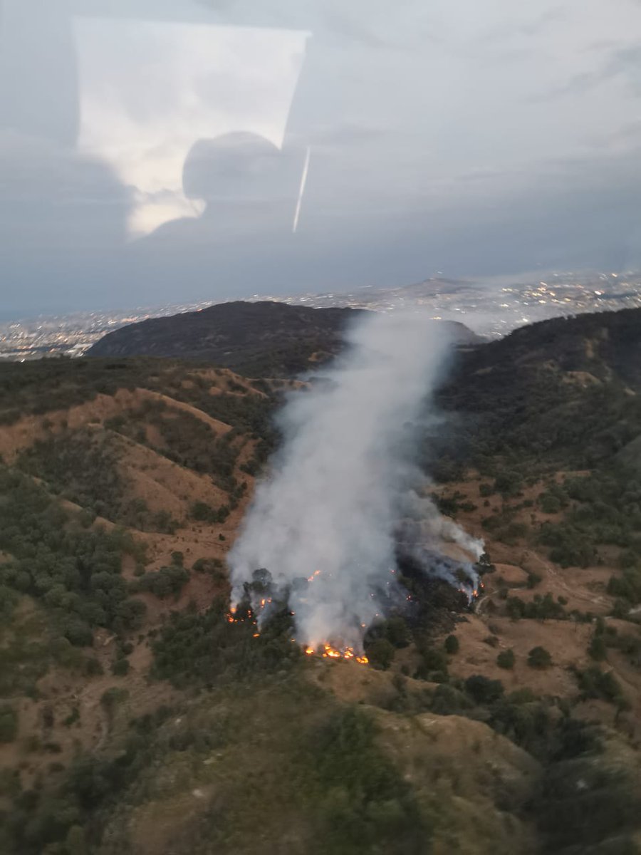 UMPCyBZ's tweet photo. #AlMomento

Trabajamos, desde poco después de las 18:45 horas, en el combate de un #IncendioForestal dentro del Área Natural Protegida del @BosquePrimavera, en conjunto con personal del OPD, de @SemadetJal y @CONAFOR, sumando 40 combatientes ya en el sitio. https://t.co/gLVpsCLu5e
