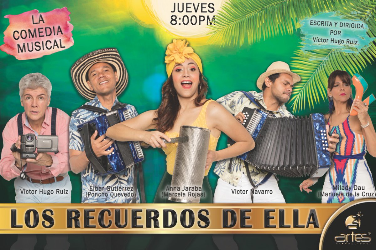 Próximo 23 de enero, en el #TeatroBelarte, no te puedes perder LOS RECUERDOS DE ELLA
#TodosLosJueves 8:PM
#ObraTeatral de #Comedia #Musical #Vallenata🎭
#Teatro #AmoElTeatro #TeatroBogotá #Vallenato #AmoElVallenato #MúsicaVallenata #FestivalVallenato #Bogotá #clasicosvallenatos