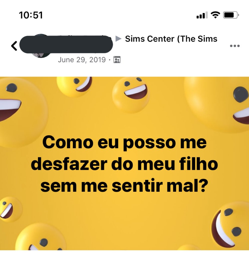 xocybrluv's tweet photo. só quem tá em grupo de the sims no facebook sabe o que é levar susto com esse tipo de post https://t.co/yiQR0HGKbx