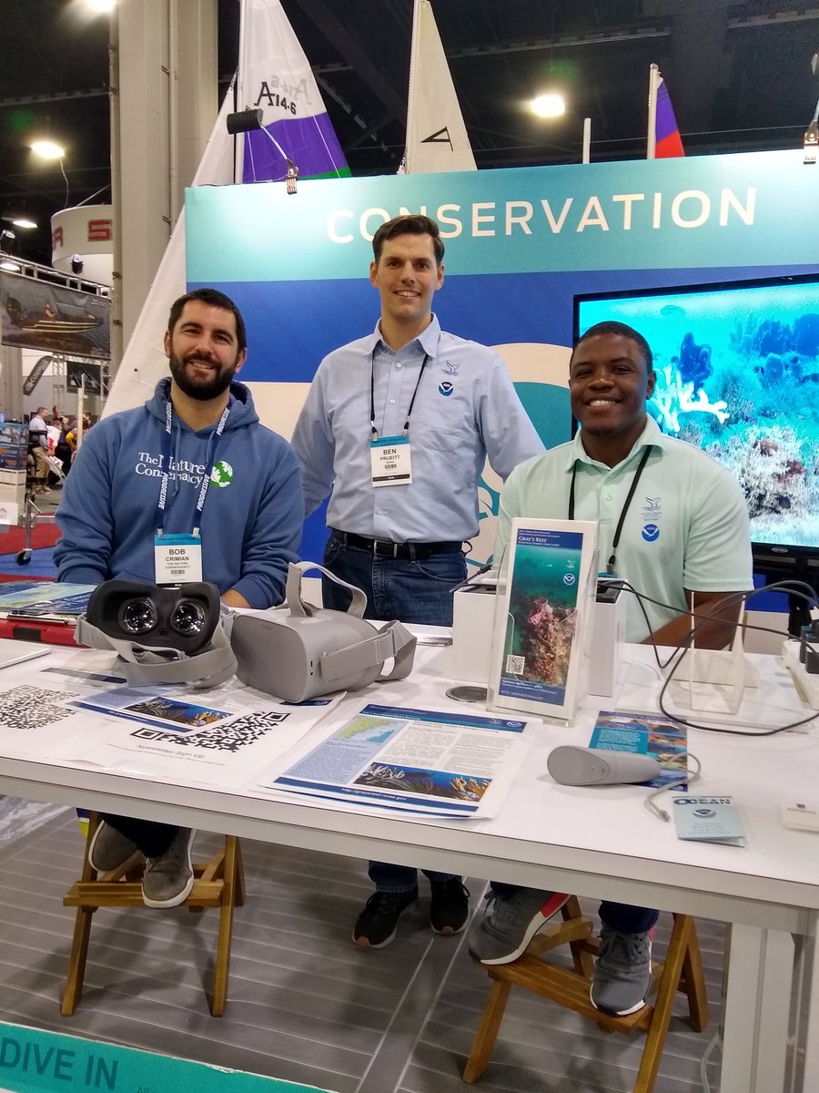 GraysReefNMS's tweet photo. A busy day here at the @discoverboating HUB located at the @AtlantaBoatShow. At 5p, learn how you can make the most of your trips to #NationalMarineSanctuaries at the main stage!

#AtlantaBoatShow #conservation #graysreef https://t.co/m3G2gyixsK