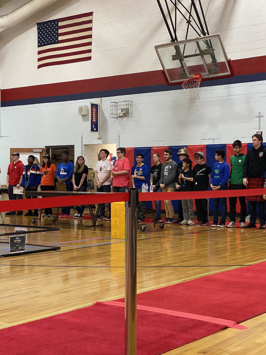 T13201's tweet image. 1st Alliance Capitan! We’re allianced with Team 16460 Gearheads and Team 14542 OVERRIDE!! #elmbrookexcellence